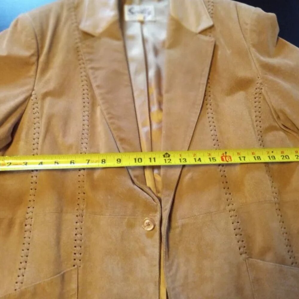 SCULLY WESTERN leather SUEDE JACKET-cowboy country blazer